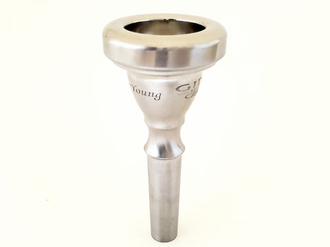 Giddings Reggie Young Stainless Steel Small Shank Trombone Mouthpiece
