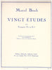 20 Etudes for Trumpet by Marcel Bitsch, pub. Leduc Hal Leonard