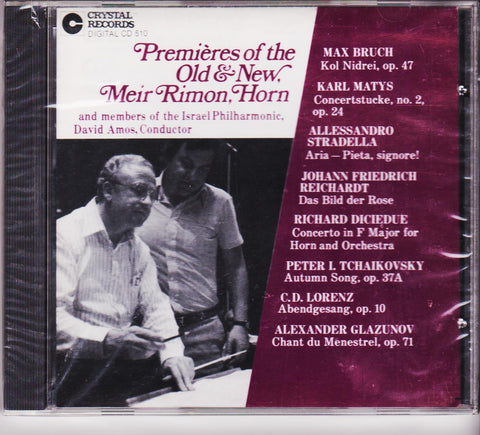 Premieres of the Old & New - Meir Rimon, Crystal Records