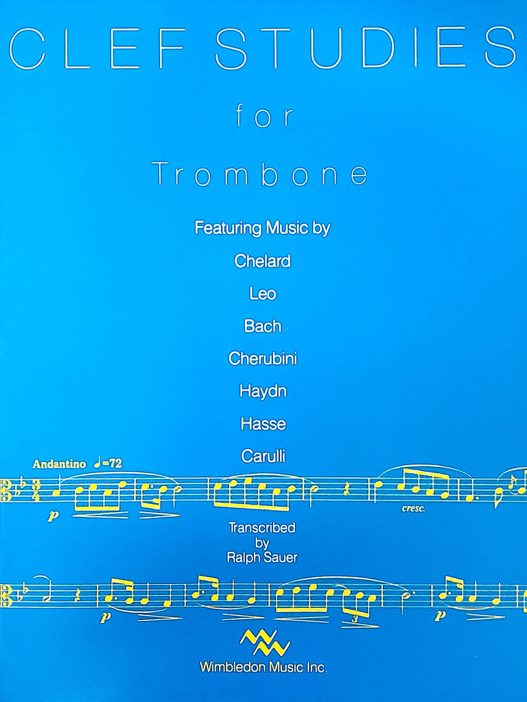 The Horn Guys - Clef Studies for Trombone, trans. Ralph Sauer, pub