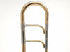 Schmelzer Model 1 Tenor Trombone in Gold Brass with Long Crook