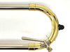 Schmelzer Model 1 Tenor Trombone in Gold Brass with Long Crook