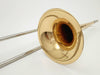 Schmelzer Model 1 Tenor Trombone in Gold Brass with Long Crook