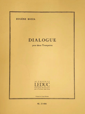Dialogue for Two Trumpets by Eugene Bozza pub. Leduc