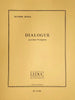 Dialogue for Two Trumpets by Eugene Bozza pub. Leduc