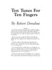 Ten Tunes for Ten Fingers, Beginning Piano Solos by Robert Donahue, pub. Trigram