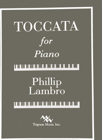 Toccata for Piano by Philip Lambro, pub. Trigram
