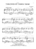 Variations on a Simple Theme Opus  38 For Piano, by Antin Rudnytsky, pub. Trigram