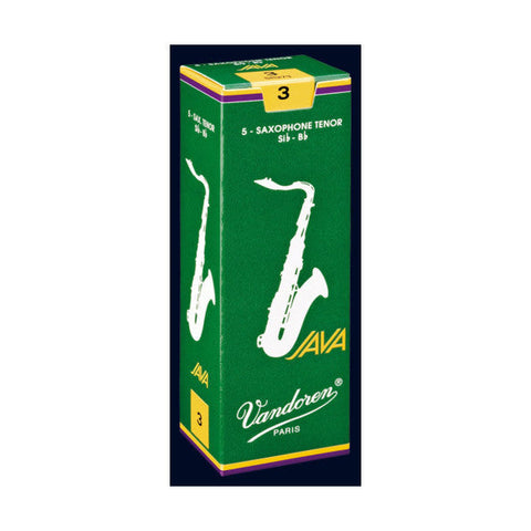 Vandoren Java Bb Tenor Sax Reeds 5-Pack