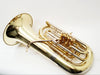 Gronitz PF125 Piston F Tuba in Polished Brass