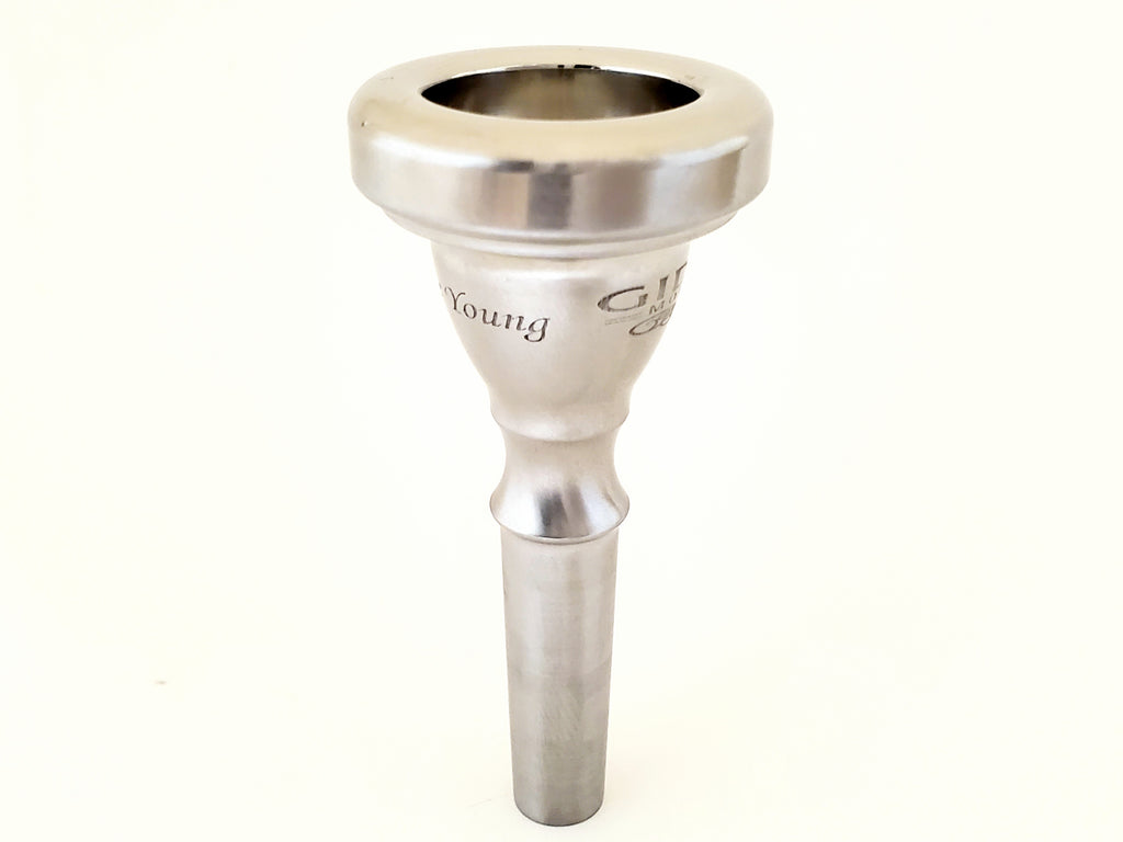 The Horn Guys - Giddings Reggie Young Stainless Steel Small Shank Trombone  Mouthpiece