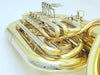 Miraphone 291 Bruckner Rotary CC Tuba in Yellow Brass