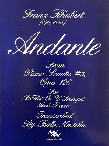 Andante for Trumpet and Piano, Franz Schubert,, pub. Trigram