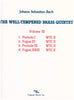 The Well-Tempered Brass Quintet Vol. III by J. S. Bach, tr. by David Baldwin, pub. Trigram