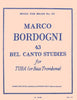 43 Bel Canto Studies for Tuba by Marco Bordogni, pub. Leduc Hal Leonard