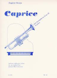 Caprice for Trumpet and Piano by Eugene Bozza, pub. Leduc Hal Leonard
