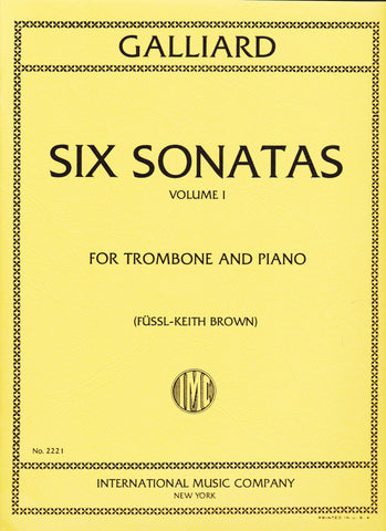 Six Sonatas for Trombone by John Ernest Galliard, pub. International