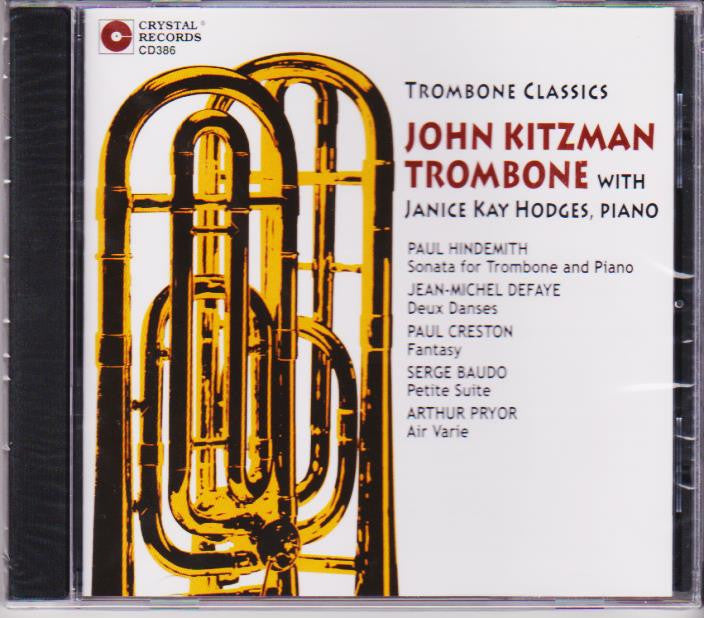 Trombone Classics - John Kitzman, Crystal Records