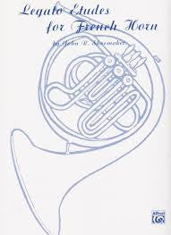 Legato Etudes for French Horn by John R. Shoemaker, pub. Alfred