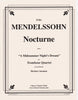 Nocturne from A Midsummer Night's Dream for 4 Trombones by Felix Mendelssohn, pub. Cherry Classics