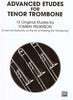 Advanced Etudes for Tenor Trombone by Tommy Pederson, pub. Alfred