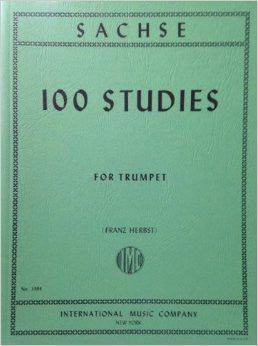 One Hundred Studies for Trumpet by Ernst Sachse, pub. International