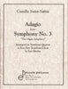 Adagio by Camille Saint-Saens, for Trombone Quartet, pub. Ensemble