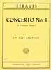 Concerto No. 1 in Eb Op. 11 for Horn & Piano by Richard Strauss, pub. International