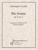 Trio Sonata Op. 3 No. 2 for Trombone Trio by Arcangelo Corelli, pub. Ensemble