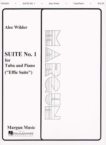 Suite No. 1 (Effie) for Tuba  and Piano by Alec Wilder, pub. Hal Leonard