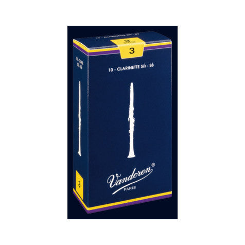 Vandoren Bb Clarinet Reeds 10-Pack