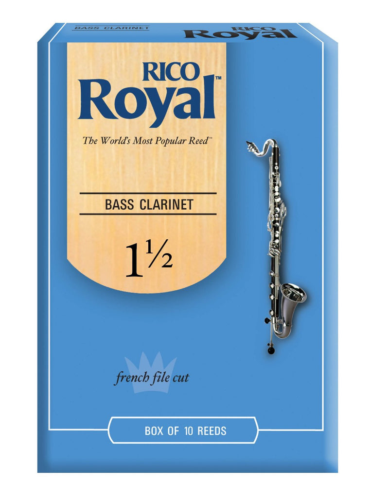 Rico Royal Bass Clarinet Reeds 10-Pack 1 1/2